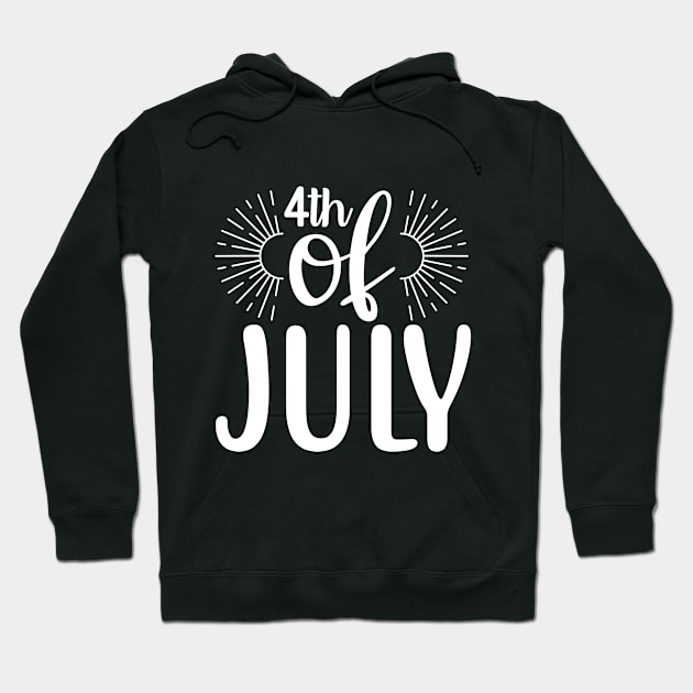 4th of July Hoodie by hubcon